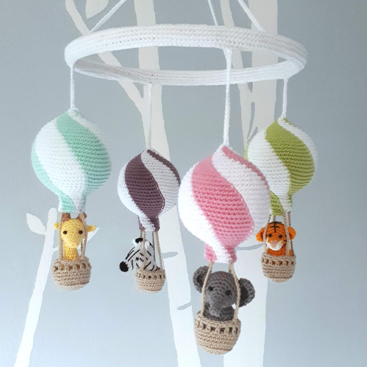 hot air balloon stuffed toy