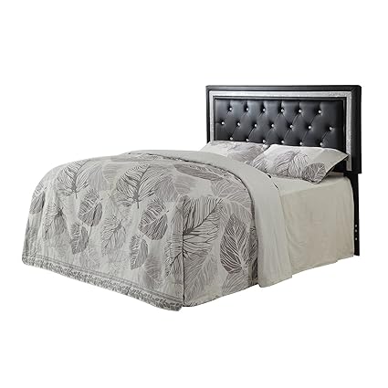 Amazon Com Contemporary Full Queen Sized Headboard Black