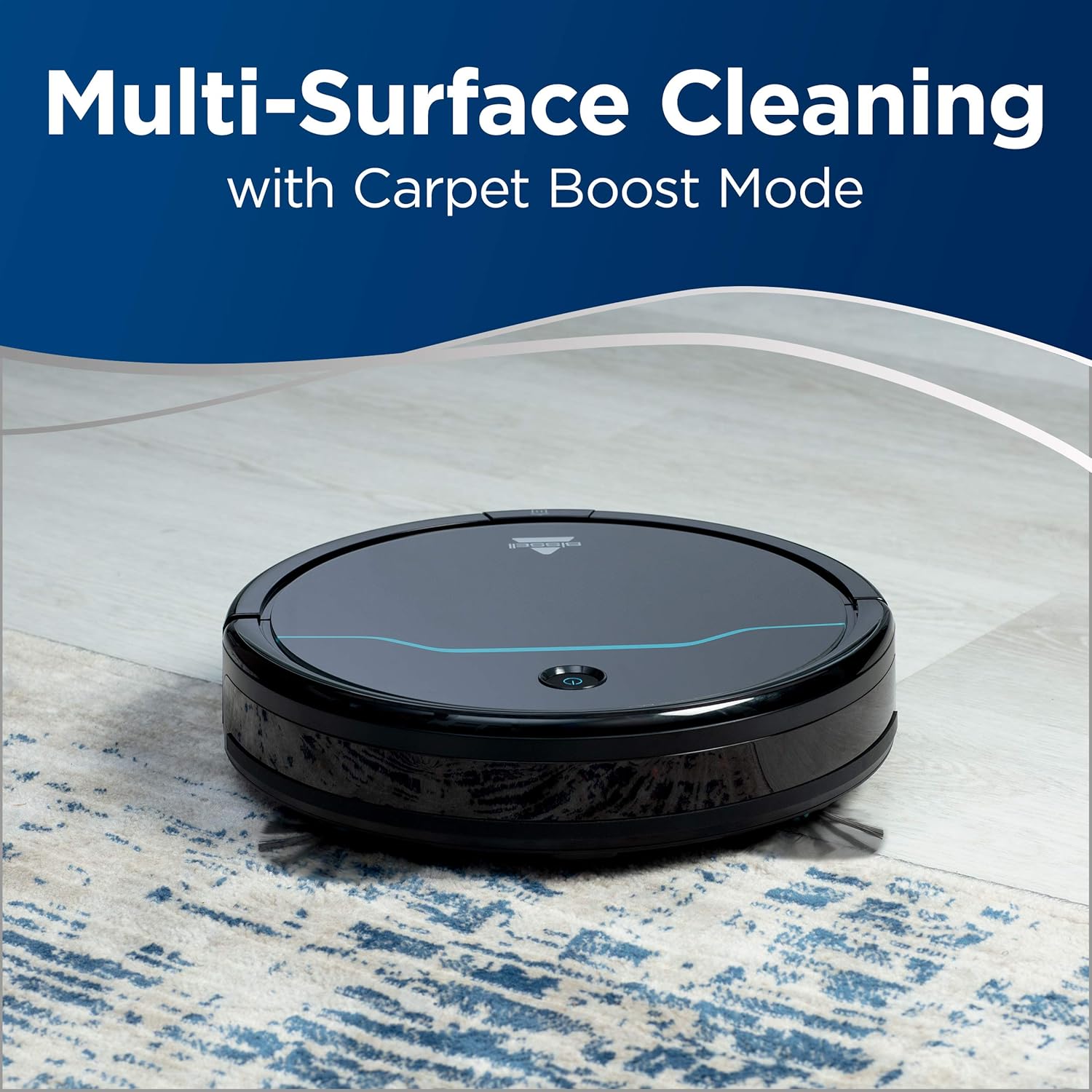 BISSELL EV675 Robot Vacuum Cleaner for Pet Hair with Self Charging Dock, 2503, Black