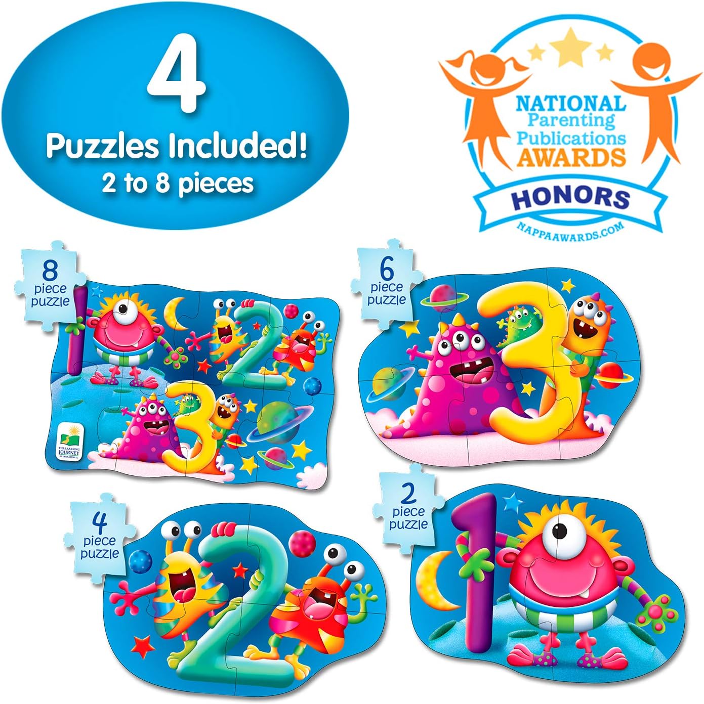 The Learning Journey 630143 123 My First Puzzle Sets (Box of 4)