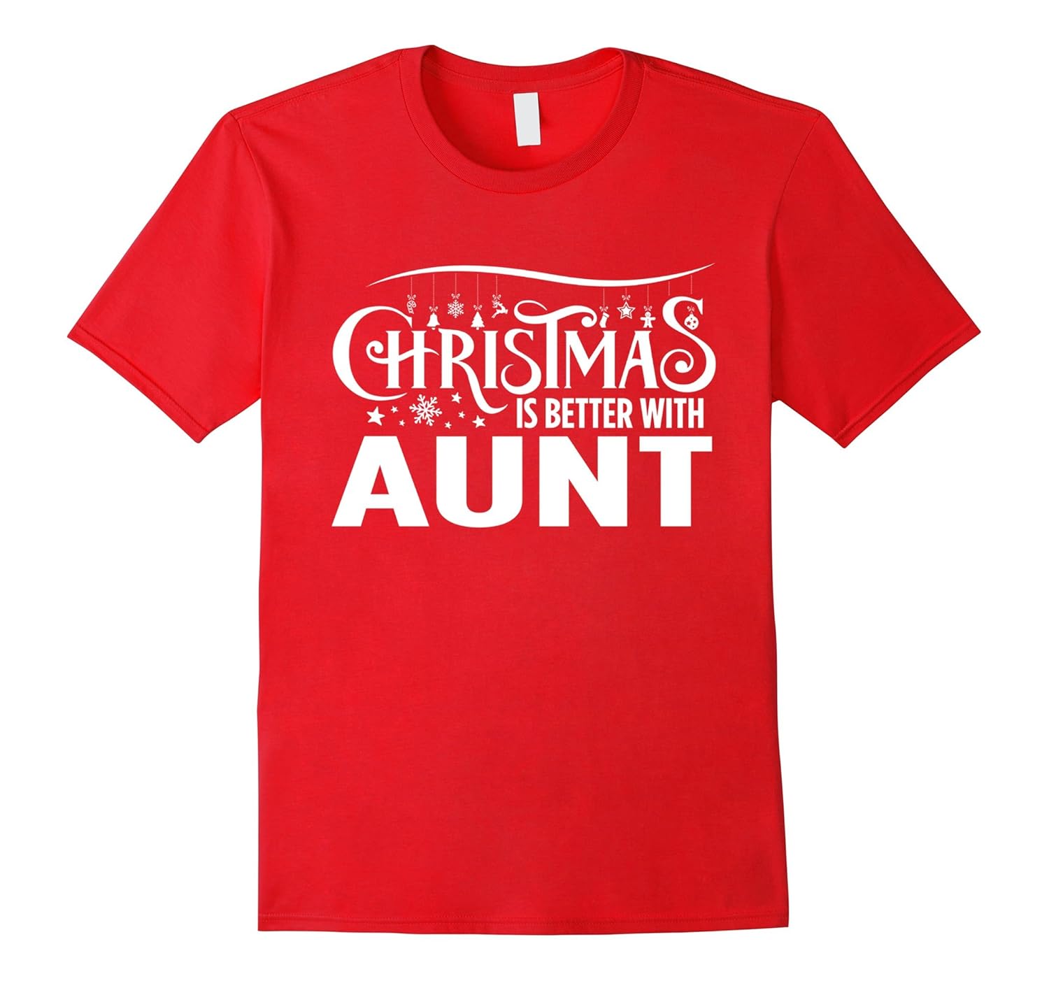 Christmas Is Better With Aunt Matching Family T-Shirt-Rose