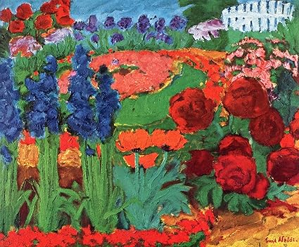 Amazon.com: Emil Nolde Flower Garden (N) 1922 Nolde Stiftung ...