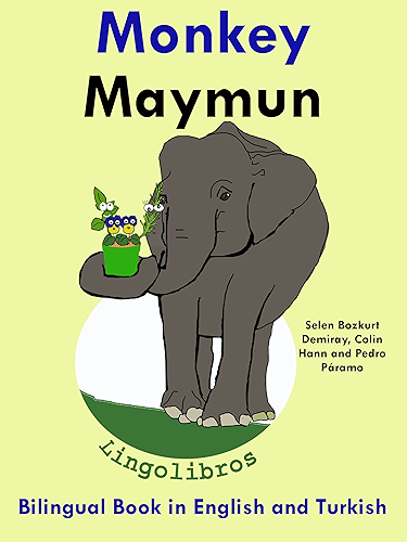 Download Bilingual Book in English and Turkish: Monkey - Maymun (Learn Turkish for kids 3) (English Edition) PDF