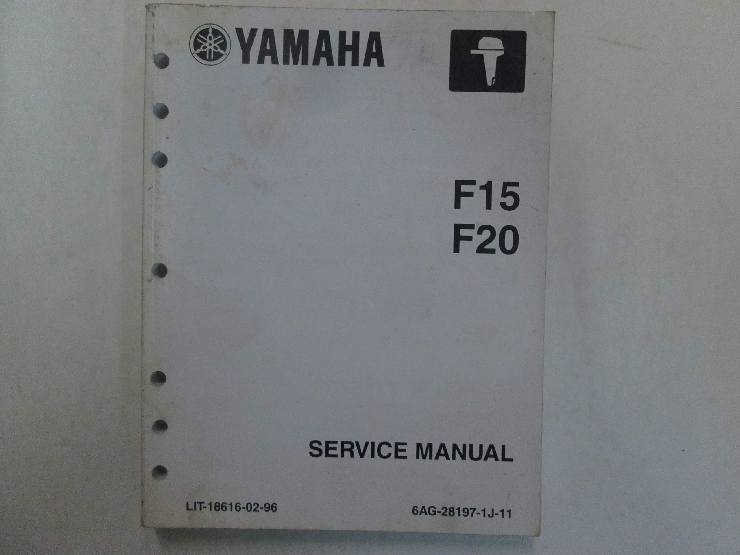 2006 Yamaha F15 F20 Service Repair Shop Manual LIT-18616-02-96 Factory OEM  *** Paperback – 2006