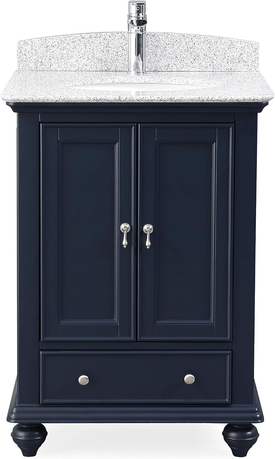 Amazoncom 25 Gillian Small Narrow Powder Room Navy Blue Bathroom Vanity 9805nb Kitchen Dining Amazoncom 25 Gillian Small Narrow Powder Room Navy Blue Bathroom Vanity 9805nb Kitchen Dining