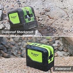 Huepar 3 - Point Laser, Self-leveling Green Beam