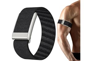 omee Nylon Sport Band Compatible with Whoop 5.0 Bicep Bands One, Peak and Life, Breathable Nylon Adjustable Waterproof Replacement Wristbands Straps for Whoop Band 5.0 – Not Compatible with Gen 4