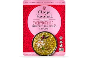 MAYA KAIMAL Organic Green Split Peas, Spinach & Coconut Everyday Dal, 10 OZ