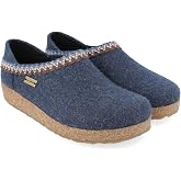 HAFLINGER Grizzly GZH Zig Zag Felt Clog Slipper Unisex