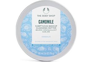 The Body Shop Camomile Cleansing Butter 90ml | Makeup Remover for Face, Lips, and Eyes | Hydrating Facial Cleanser for Sensit