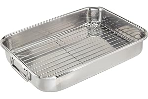 ExcelSteel 592 Roasting Pan, Stainless