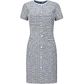 Hobemty Women's Pearl Beaded Dress 2026 Wedding Cocktail Short Sleeve Tweed Dresses