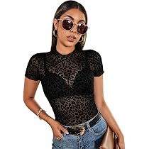 Verdusa Women's Cheetah Pattern See 