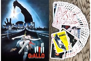 FLONZGIFT Giallo Playing Cards (Poker Deck 54 Cards All Different) Vintage Trash Horror Movie Poster Thriller