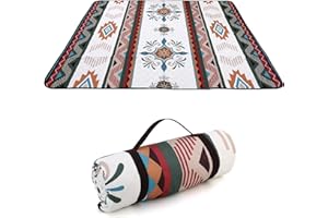 JG AURORA DEER Picnic Blanket Outdoor Extra Large Picnic Mat 80"X60" Camping Blanket Beach Blanket Foldable Waterproof Sand Mat Hiking Travel Family Concerts(Seattle)