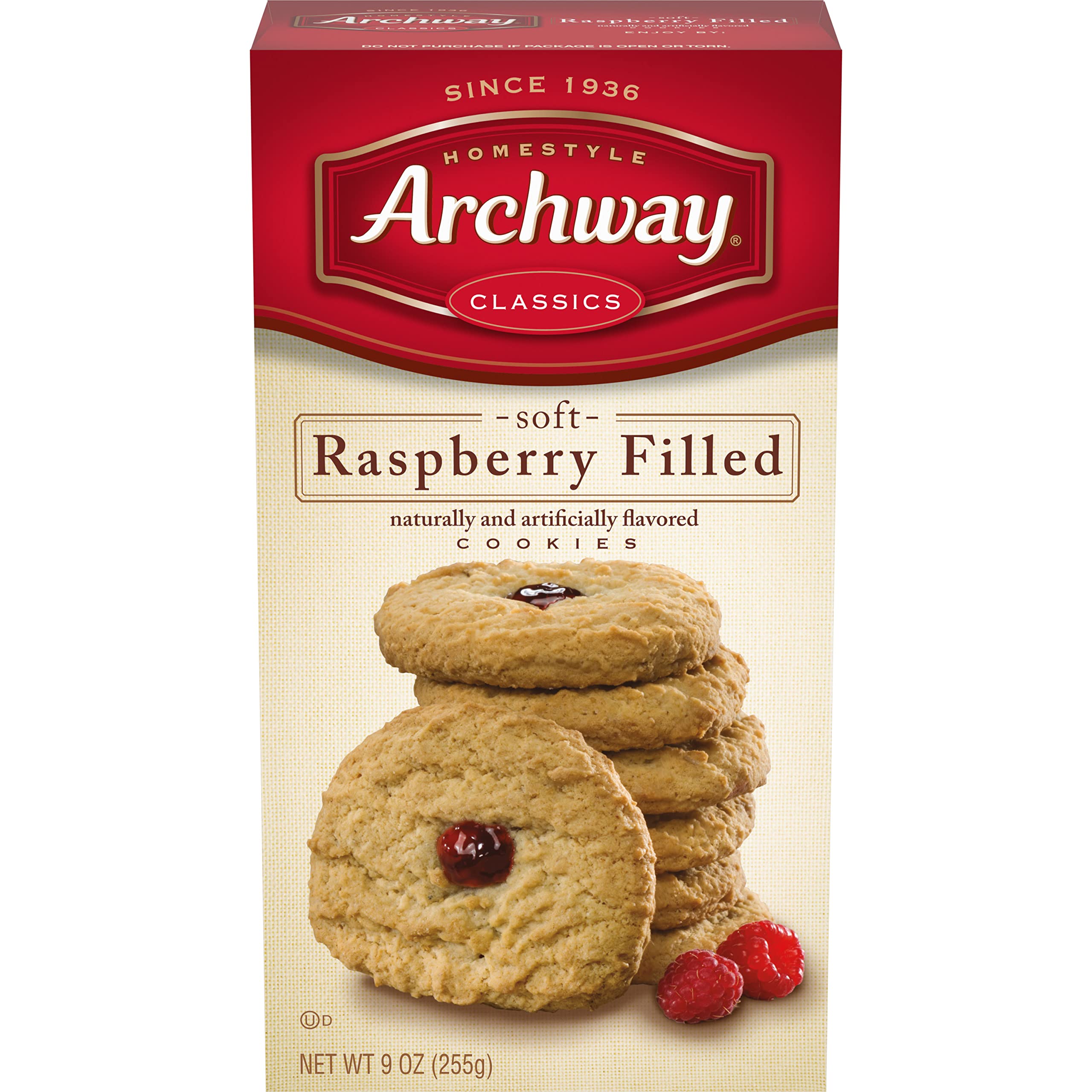 Photo 1 of Archway Cookies, Raspberry Filled, 9 Oz