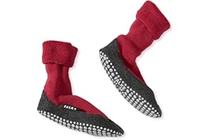 FALKE Unisex Kids Cosyshoe Slipper Socks, Cozy Warm, Merino Wool, House Socks for Winter and Fall, Grips On Sole, 1 Pair
