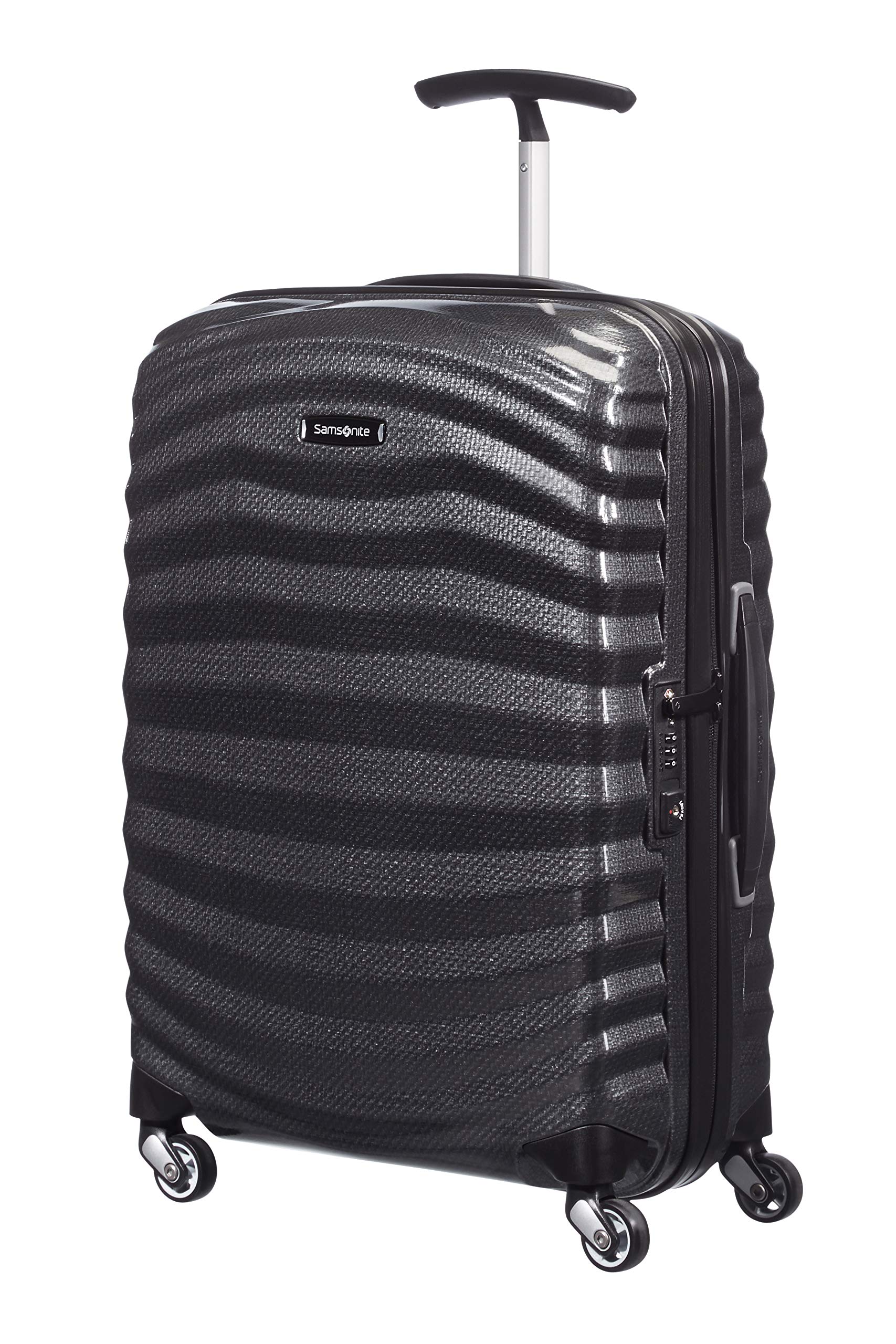 Samsonite Lite -Shock - Spinner S Suitcase, 55 cm, 36 l, Black (Black)