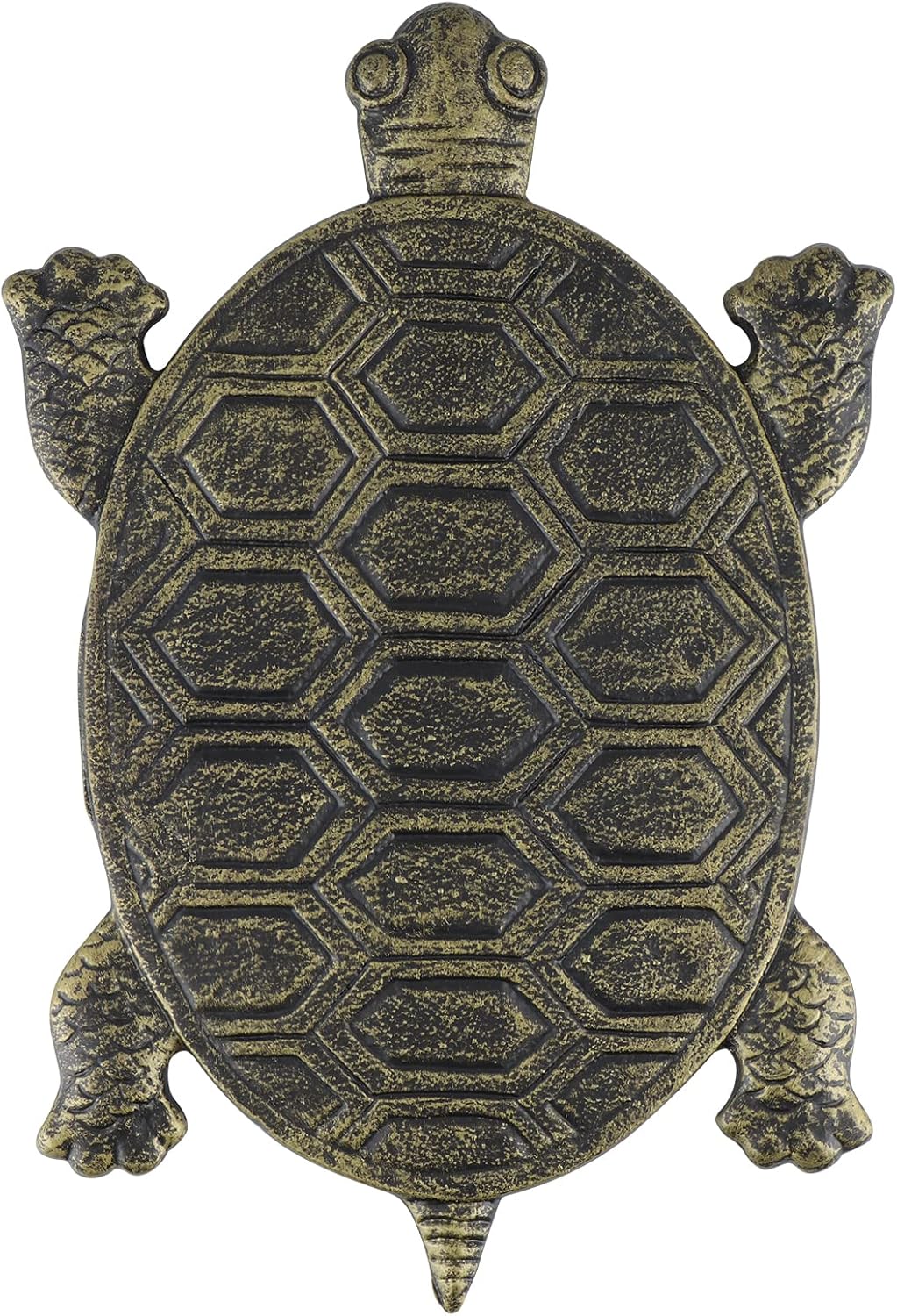Hardscaping Materials - MDLUU Turtle Stepping Stone, Cast Iron Flagstone, Decorative Tortoise Stepping Stone for Garden Walkway, Flower Bed (Bronze)