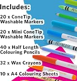 Artworx Art Set For Kids 122 Pieces With Case 4-8 Years Art Supplies view 4