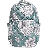 Vera Bradley Women's Performance Twill Travel Backpack Travel Bag, Tiger Lily Blue Oar, One Size