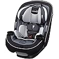 Safety 1st Grow and Go All-in-One Slim Convertible Car Seat, Rear Facing, 5-40 lbs, Forward Facing (30–65 lbs), High Back Booster Seat 40-100 pounds, Carbon Ink