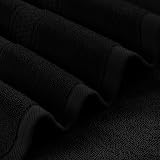 Utopia Towels 4 Piece Bath Towel Set 69x137 cm Premium 100% Cotton Black view 6