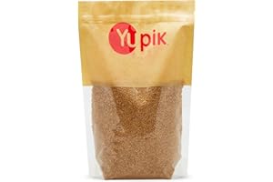 Yupik Golden Flax Seeds, 1 kg, 6 Count, GMO-Free, Kosher, Raw Natural Seeds, High in Fiber, Source of Omega-3, Plant-Based Pr
