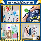 FINDMAG Fridge Magnets Clip 6 Pack Colorful Heavy Duty Magnetic Clips view 6