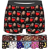 Custom Boxers for Husband Boyfriend Father Design Face Boxer for Gifts Valentine's Day Birthday Father's Day for Him
