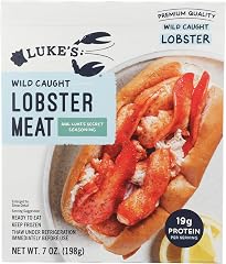 Lukes Lobster Lobster Meat with Luke's Secret Seasoning, 7 OZ