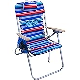 Tommy Bahama Hi-Boy 17" Seat Height 4-Position Lace-Up Suspension Folding Beach Backpack Chair