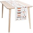KAF Home Frank Lloyd Wright Printed Table Runner 14 x 72-inch 100-Percent Cotton (Oak Park)