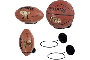 Wallniture Palla Universal Ball Rack Holder – Space Saver Wall Mount Display Storage Set of 5