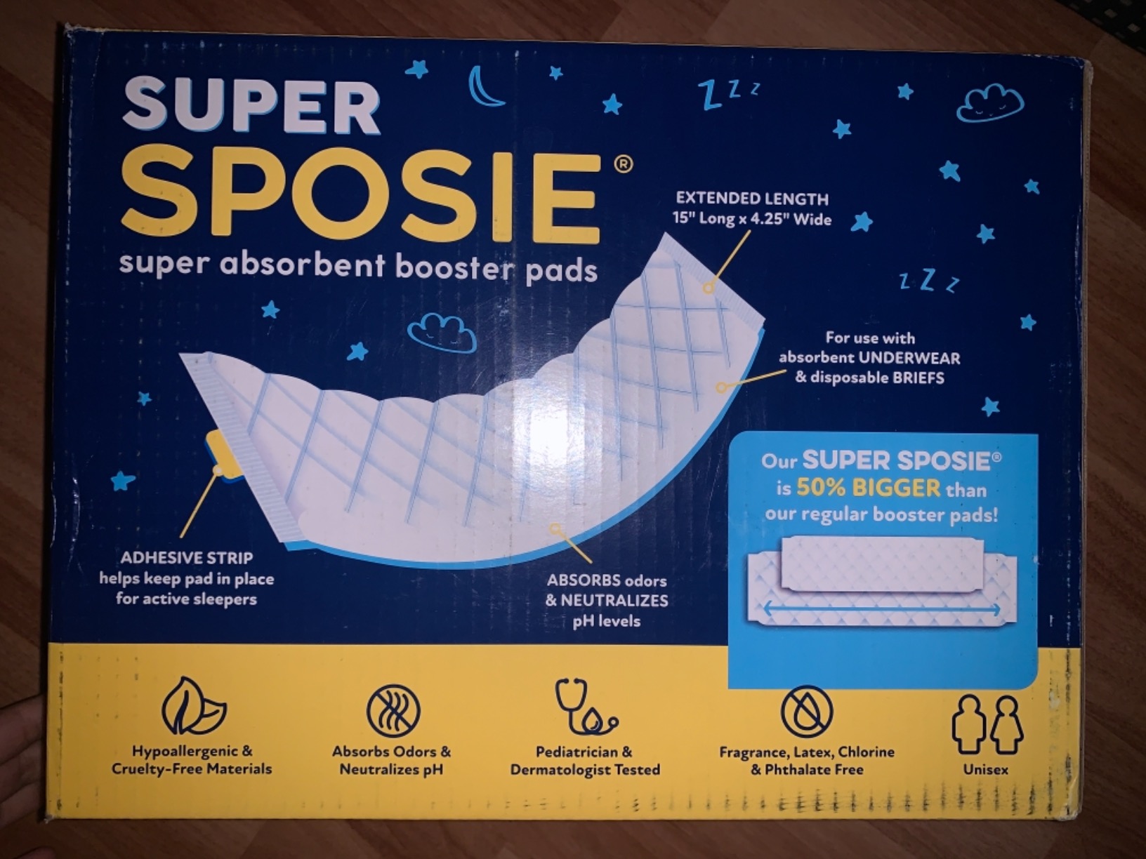 8/mo Finance Super Sposie Booster Pads for Overnight Diapers and