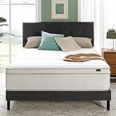 ZINUS 12 Inch Foam and Spring Hybrid Mattress [New Version], Queen, Fiberglass Free, Medium Firmness, Durable Support, Certif