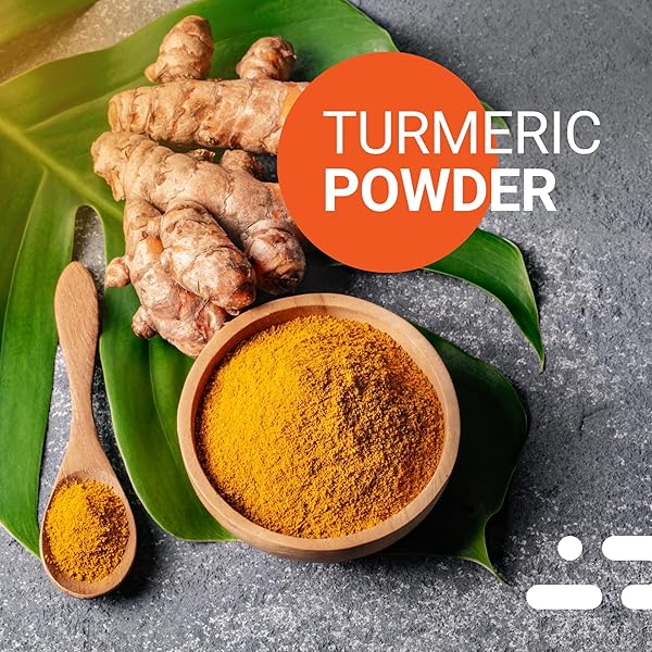 MYKOOK SPICES TURMERIC POWDER WITH CURCUMIN FROM INDIA – NATURAL GROUND TURMERIC POWDER, ESSENTIAL TURMERIC SPICE FOR COOKING, RICH IN FLAVOR AND COLOR – 10 OZ RESEALABLE BAG