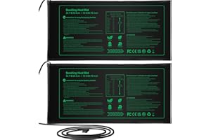 NAMOTEK Seedling Heat Mat, 10" x 20.75" Waterproof Plant Heating Mat, Warm Hydroponic Heating Pad for Indoor Home Gardening Seed Starter,Germination, Greenhouse