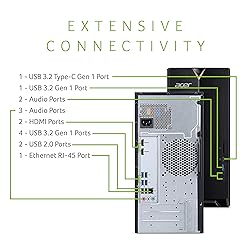 Acer Aspire TC-895-UA91 Desktop, 10th Gen Intel