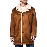 DOCKERS Men's Faux Shearling Rancher Coat