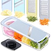 Geedel Professional Mandoline Slicer for Kitchen, Multi Purpose Vegetable Slicer Cutter, Vegetable Cutter Onion Cutter for Veggie Fruit Cheese