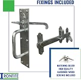 IRONTITE Suffolk Gate Latch Galvanised Heavy Duty Garden Gate Catch view 2