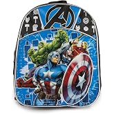 Marvel Mini Backpack 11" Bag | Avengers School Supplies for Kids | Marvel Captain America Small Backpack for Travel Preschool ~ Fits Girls, Boys, Toddlers, Kids