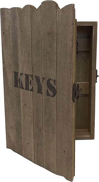 Home-ever - Caja de madera para llaves con diseño de chica natural: Amazon.es: Hogar