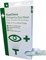 Safety First Aid Group HypaClens Emergency Eyewash Station 10 x 20 ml