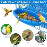 cakefly Bird Bath Tub for Small Birds Budgie Parrot Cage Cage Accessories view 4
