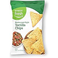 Amazon Fresh, Restaurant Style Tortilla Chips, 20 Oz (Previously Happy Belly, Packaging May Vary)