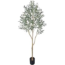 Amazon.com: Phimos Artificial Olive Tree Tall Fake Potted Olive ...