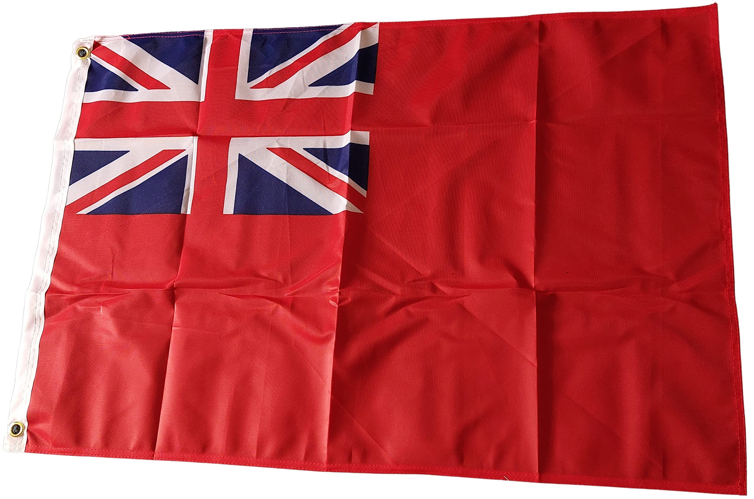 NWFlags Red Ensign Flag 3ft x 2ft | Outdoor Heavy 110d Knitted Polyester | 3x2 Merchant Navy Flag for Flagpoles