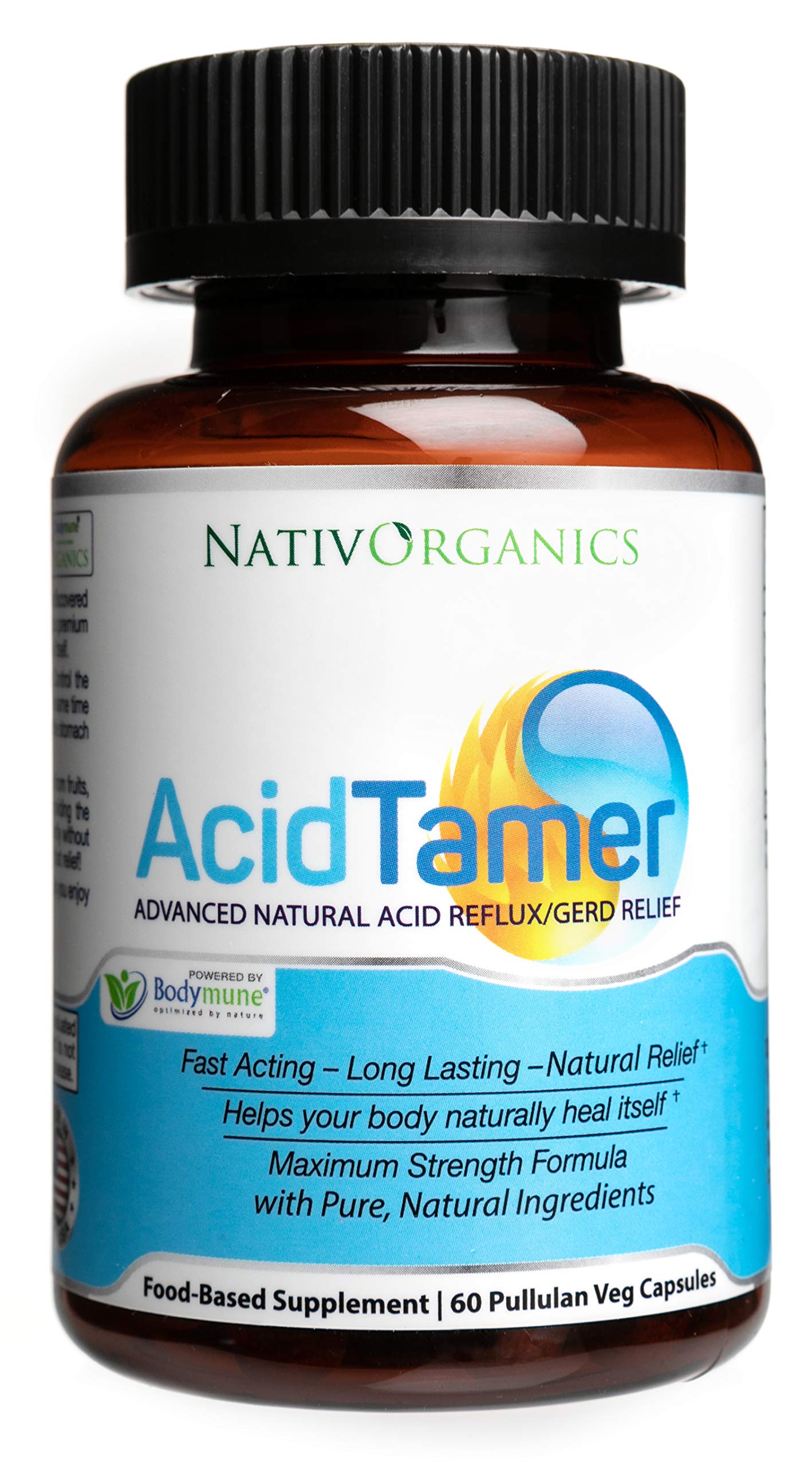 Natural Acid Reflux Relief USDA Organic Antacid Acid Reflux Supplement